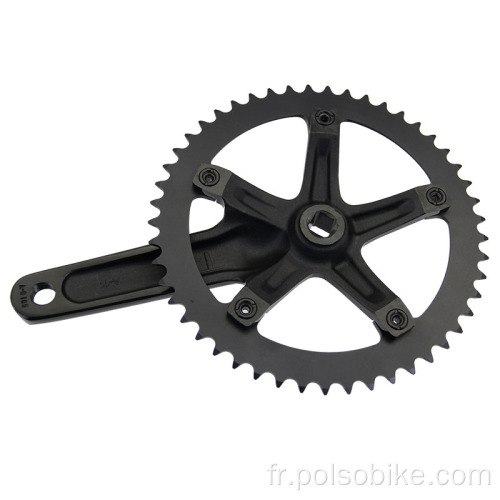 Crankset pour le vélo de vitesses fixe 170 mm Crank intégré